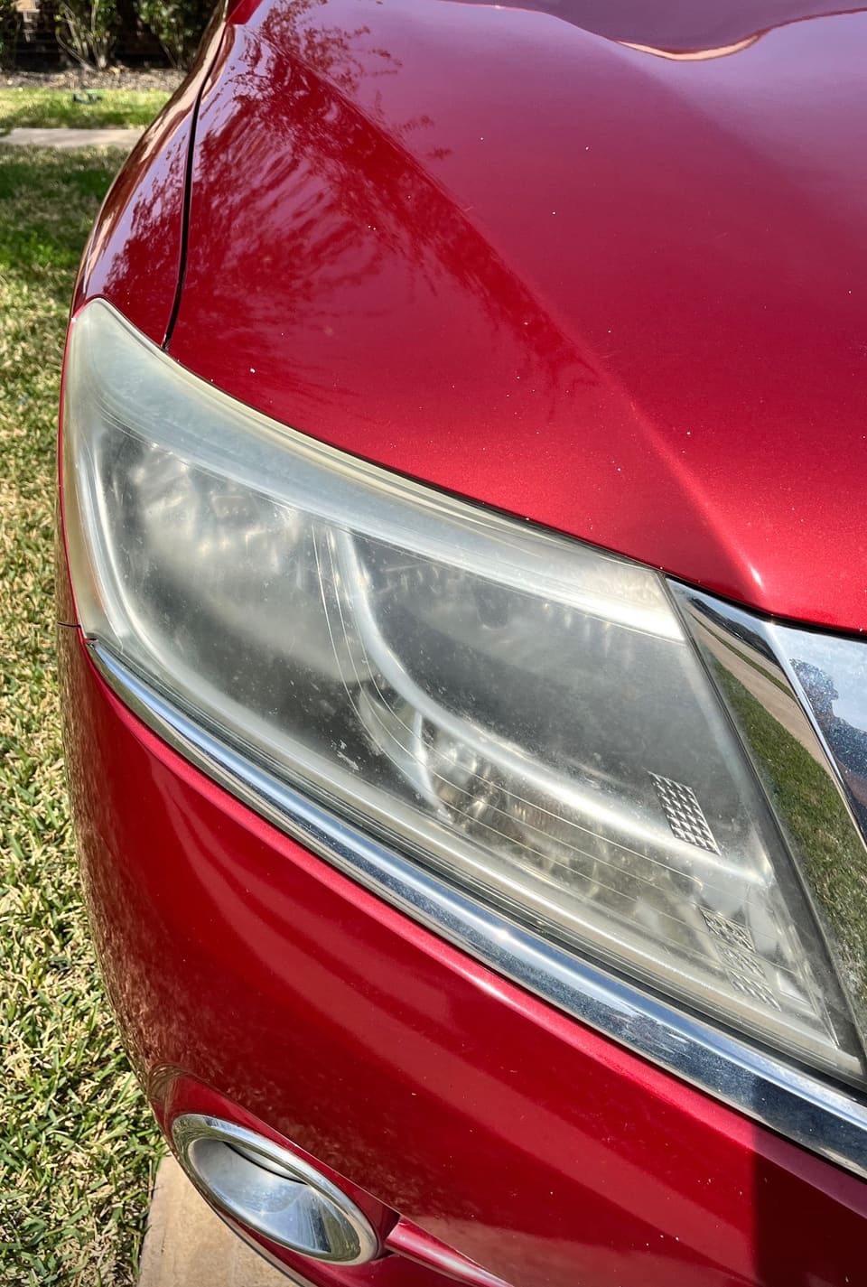 Headlight restored and sealed
